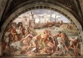 La batalla de Ostia Maestro renacentista Rafael